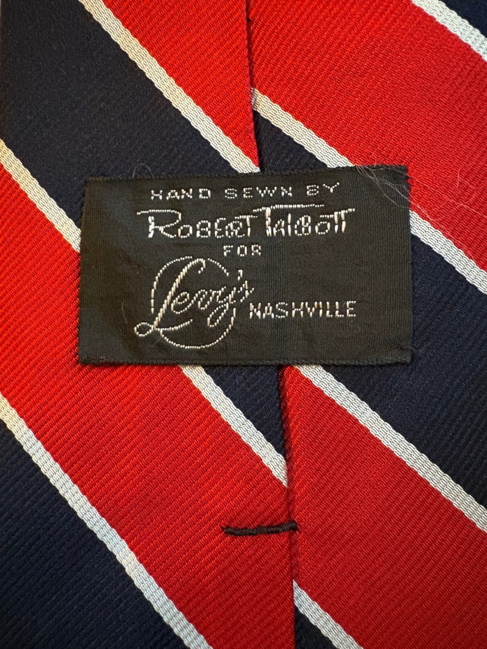 Vintage Robert Talbott Luxury Silk Tie for Levy’s Nashville - Old Brightonians R